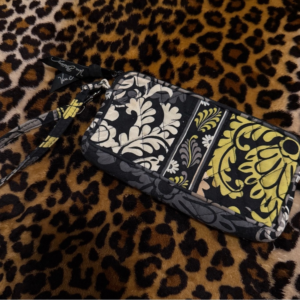 Vera Bradley patterned wristlet